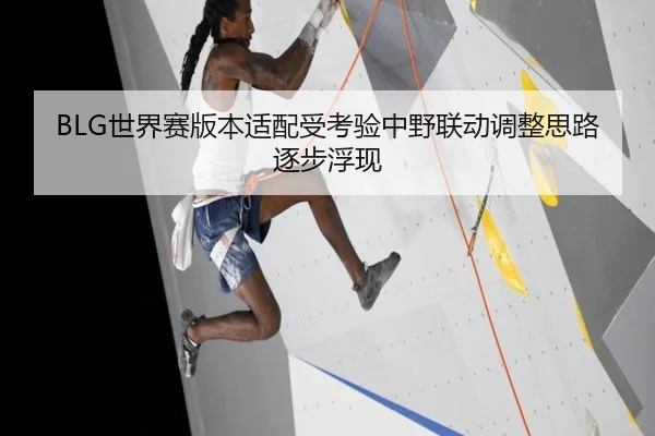 BLG世界赛版本适配受考验中野联动调整思路逐步浮现 - MILANSPORT